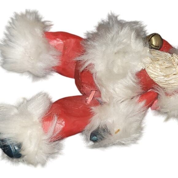 5" Vintage Handcrafted Clay Jointed Santa Claus - Picture 4 of 4